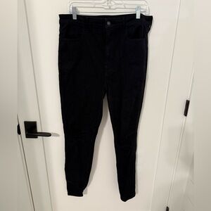 American Eagle black high rise jeggings